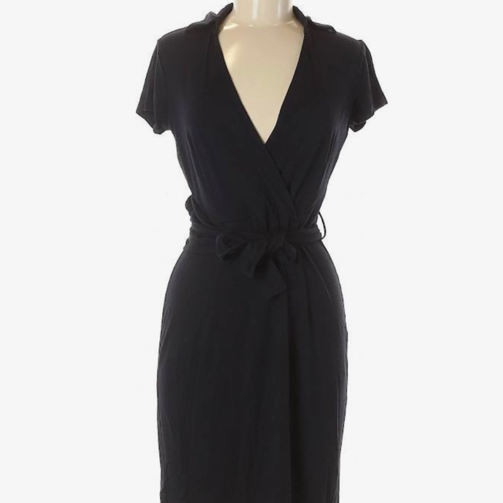 Ann Taylor Short Sleeve Wrap Dress